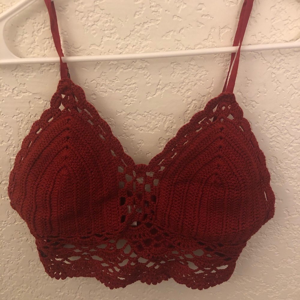 Xhilaration — Crochet Crop Top